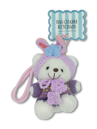 Simply Southern plush headband bag charm