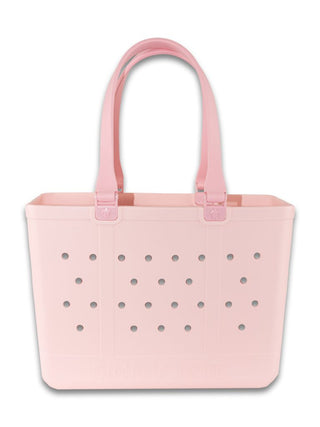 Simply Southern Simply Tote waterproof tote bag in Coral