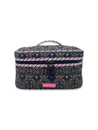 Simply Southern Quilted Makeup Case Ribbon Flower