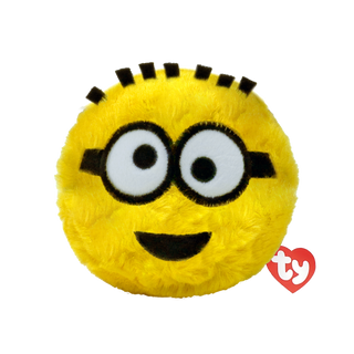 Ty Beanie Bouncer Phil Minion plush in yellow and blue