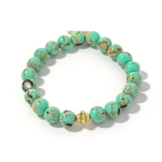 Olive Bracelet: Mint / Average 7.5"