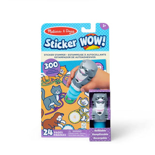 Melissa & Doug Sticker WOW! activity pad and Tuna the Cat sticker stamper