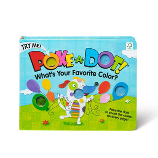 Melissa & Doug Poke-a-Dot What's Your Favorite Color? interactive board book