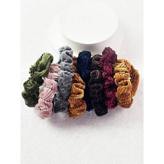 Love and Repeat corduroy scrunchie set, assorted colors