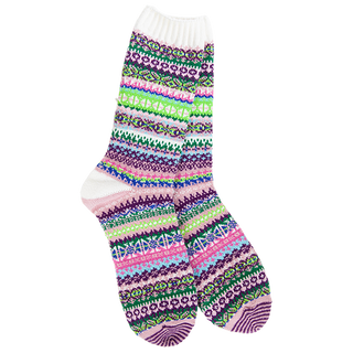 World's Softest Socks Weekend Nordic Crew Botanical