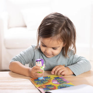 Melissa & Doug Sticker WOW! Toy Story activity pad and Buzz Lightyear sticker stamper