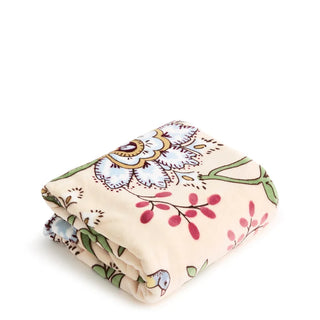 Vera Bradley plush throw blanket in Prairie Blooms floral print, view 2
