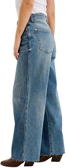 Judy Blue LR Rigid Magic Wilhelmina Baggy w/ Bandana Loop Dk Amber Tint