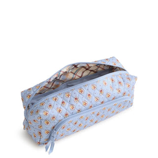 Vera Bradley Hair Care Case Blue Leaf