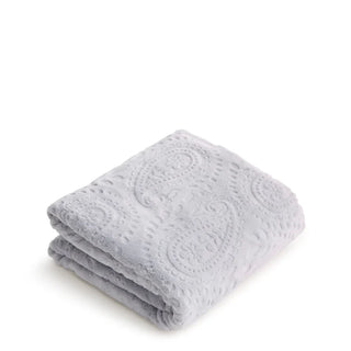 Vera Bradley plush throw blanket in Alloy, view 2