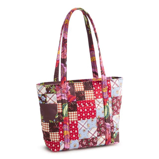 Vera Bradley Small Original Vera Tote Festive Check Patchwork