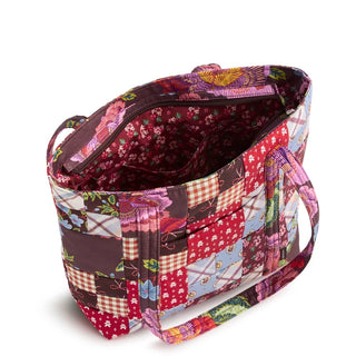 Vera Bradley Small Original Vera Tote Festive Check Patchwork