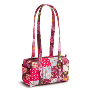 Vera Bradley Original 100 Handbag Festive Check Patchwork