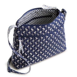 Vera Bradley Original Zip Hipster Rachel Ditsy Peacoat