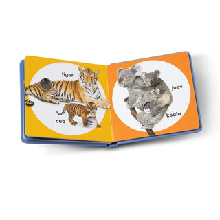 Melissa & Doug Poke-a-Dot Wild Animal Families interactive board book