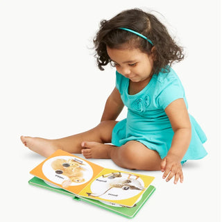 Melissa & Doug Poke-a-Dot Farm Animal Families interactive board book