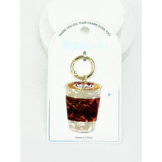 Coffee and Latte Key Charm