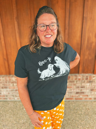 Black Boop Ghost & Dog Halloween tee, alternate view