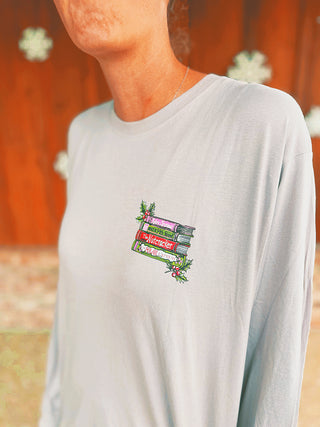 Simply Southern Long Sleeve Tee Books Driftwood