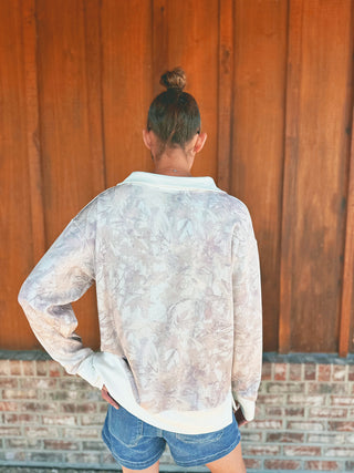 Alpine Camo Scuba Quarter-Zip Pullover