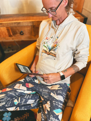 Booktrovert Hoodie by Brief Insanity