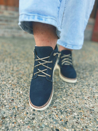 Very G Bernie Boots in Navy