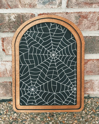 Arch Top Framed Art Web 8x11