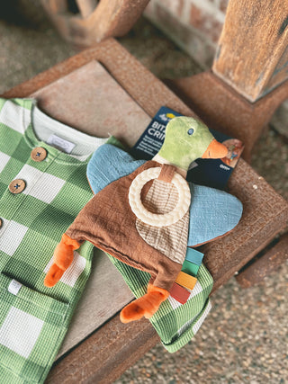 Itzy Ritzy Bitzy Crinkle Mallard Duck