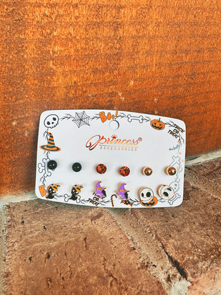 Cute Halloween Theme Post Earring Set