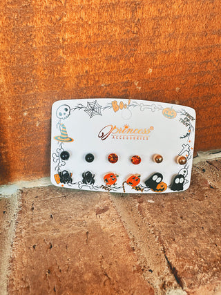 Cute Halloween Theme Post Earring Set