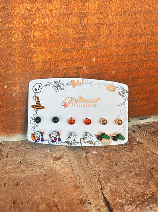 Cute Halloween Theme Post Earring Set