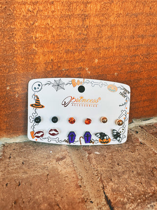 Cute Halloween Theme Post Earring Set