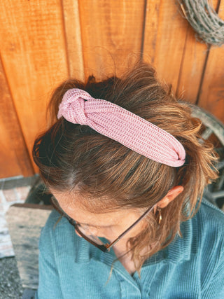 All Year Long Waffle Knot Headband