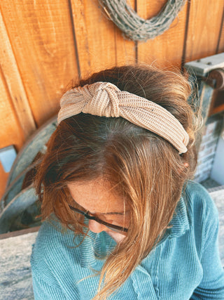 All Year Long Waffle Knot Headband
