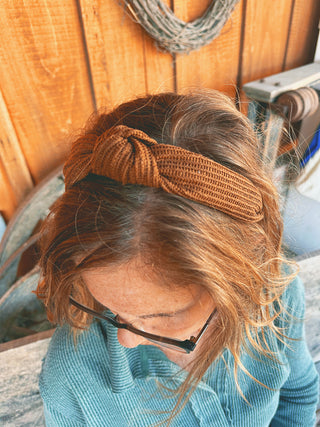 All Year Long Waffle Knot Headband