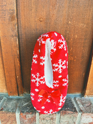 Christmas Theme Fuzzy Slippers
