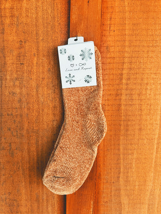 Soft Textured Solid Chenelle Socks