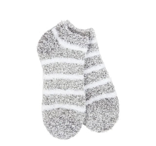 World's Softest Socks Cozy Low Heather Gray