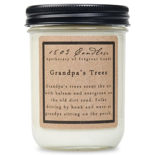 1803 Grandpa’s Trees Soy Jar Candle