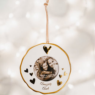 Photo Frame Ornament Amazing Aunt