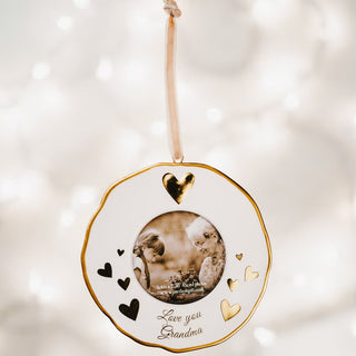 Photo Frame Ornament Love You Grandma