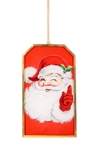 Nostalgic Glass Ornament, Santa