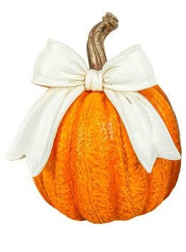 Pumpkin w/Bow, Orange