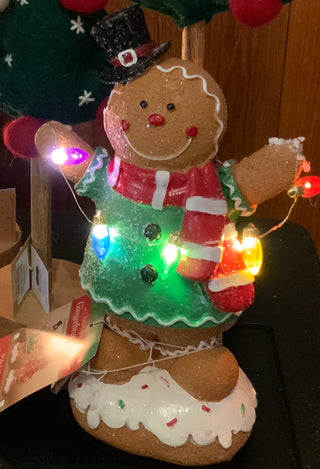 Lighted Gingerbread Man
