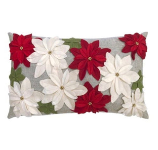 Poinsettia Pillow