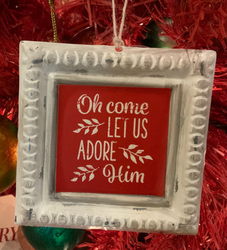 Adore Him Ornament