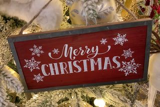 Merry Christmas Ornament/Sign