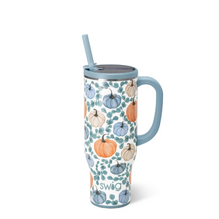 Swig 30 oz Mega Mug in pumpkin grove print