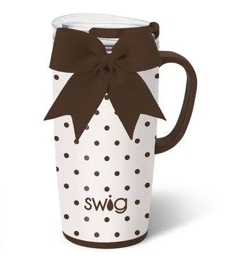 Swig Travel Mug Mocha Dot 22oz