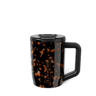 Brumate MUV 15 oz coffee mug in tortoise shell print